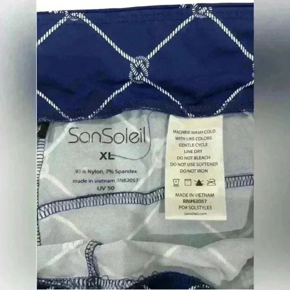 San Soleil Knotical Navy Ladies‎ Small Capri ankle Pants Golf XL - Picture 5 of 11